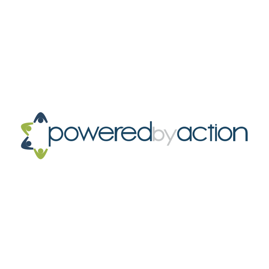 Powered by action logo